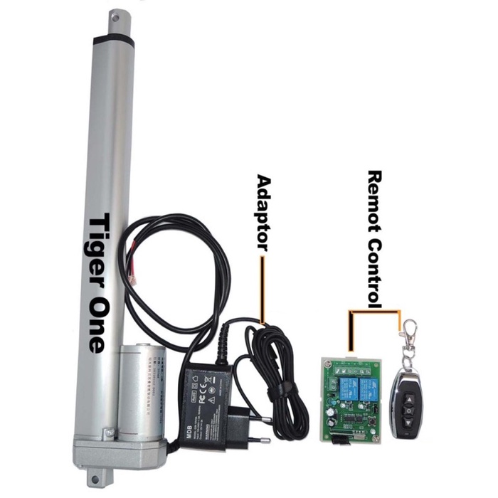 Actu Aktuator, Actuator 12V Linear Aktuator, Linear Actuator 30Cm 1000N