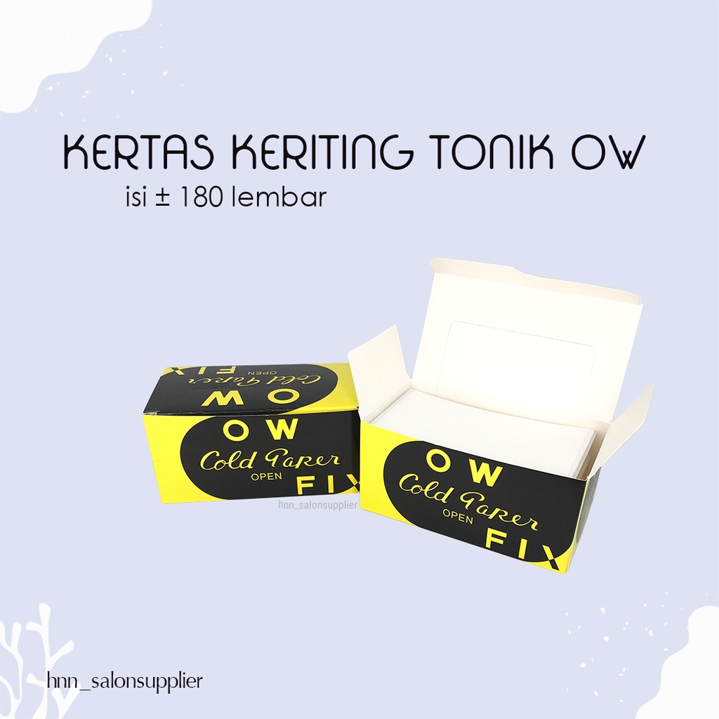 Kertas Keriting Tonik OW Cold Paper