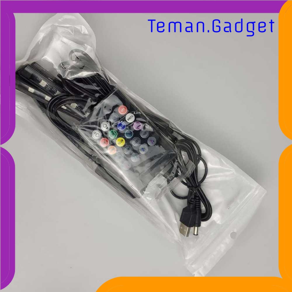 TG-LMP ANMINGPU Lampu LED Strip Mobil RGB Car Foot Light 36 LED USB Plug - AP-2