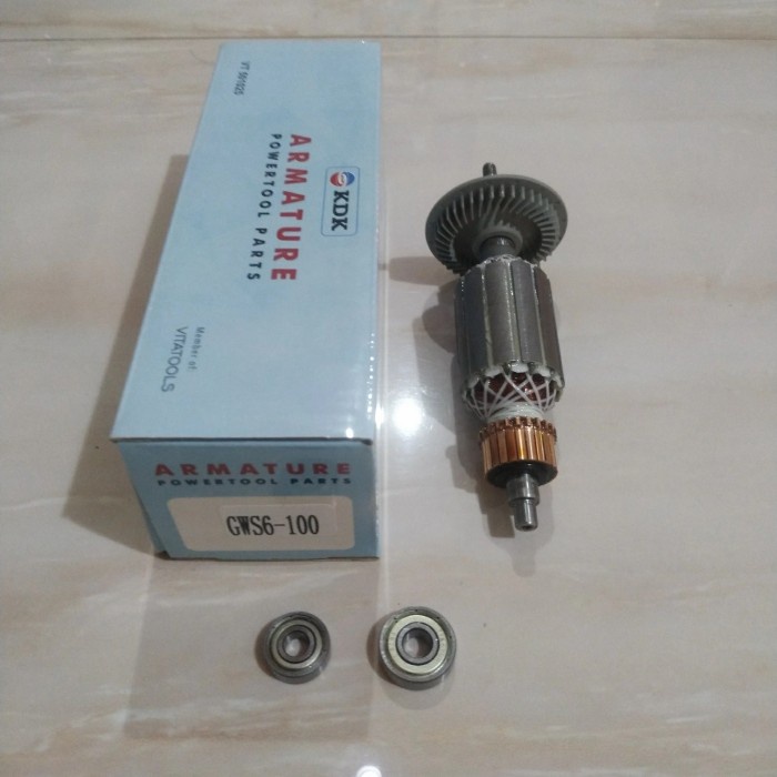[BISA COD] Armature Gurinda Bosch Gws 6 100 / Angker Bosch Gws 6-100 / Perlengkapan Rumah Tangga Mur