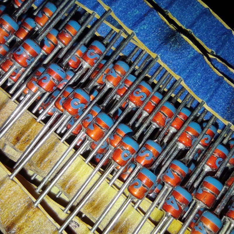 1SR35 Diode alternatif 1N4148 JAPAN Body Besar dioda NOS audio silicon germanium schottky zener