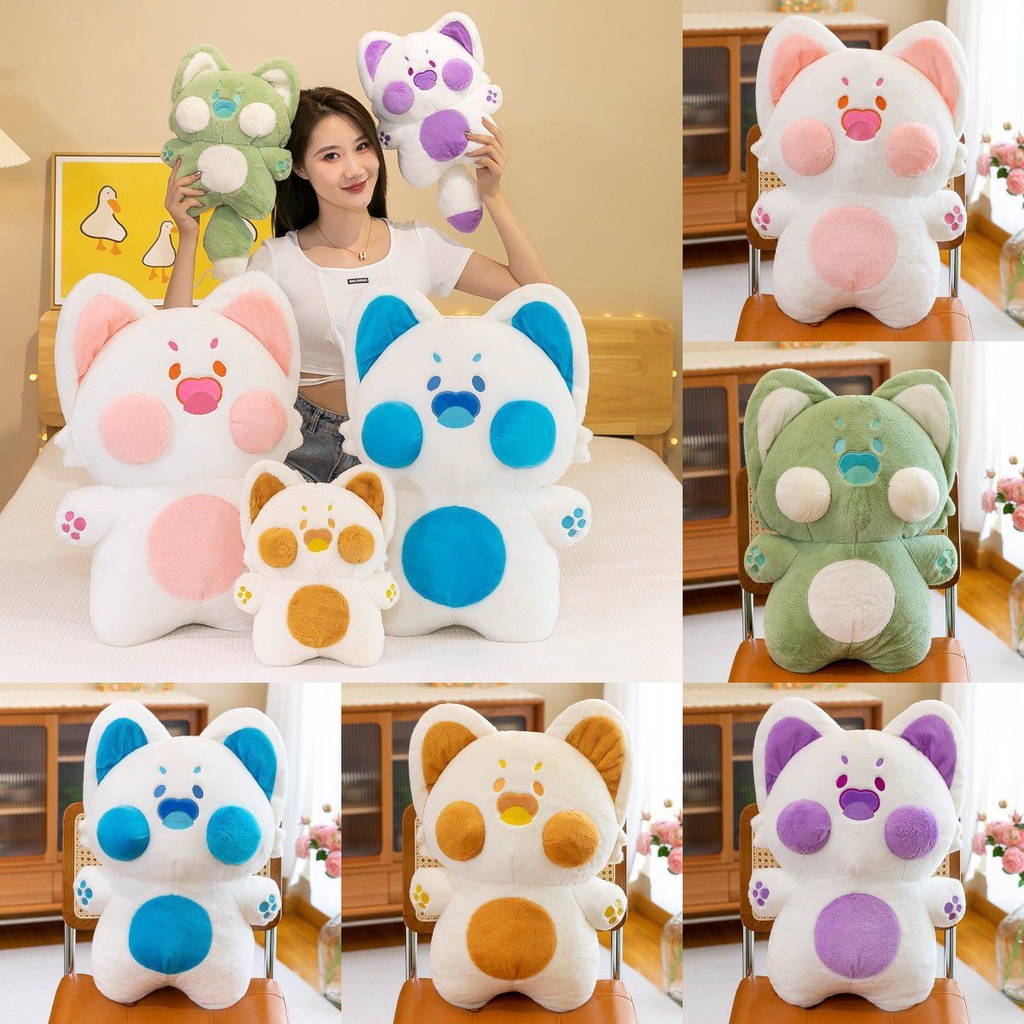 Plushy 9in Dudu Boneka Kucing Cuddly Bantal Dekorasi