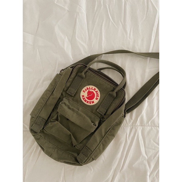 PRELOVED - KANKEN SLING BAG MINI (OLIVE ARMY)