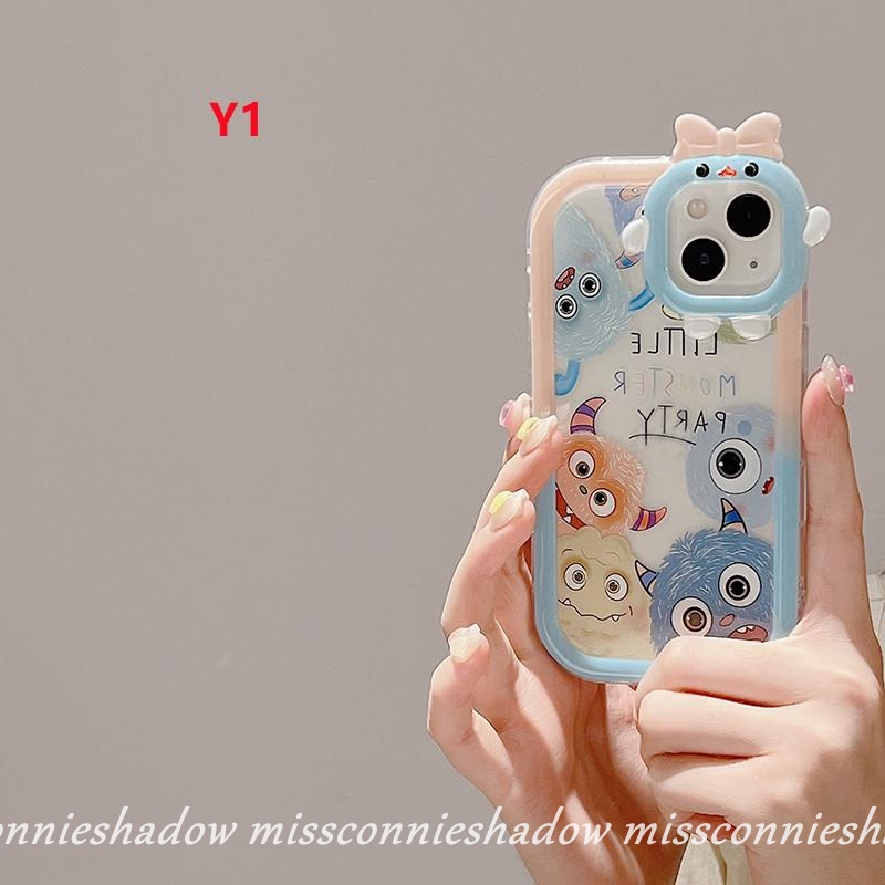 Soft Case Motif Monster 3D Untuk OPPO A17 A77s A57 A15 A55 A12 A16E A17K A95 A96 A5s A54 A16K A74 A76 A16 A53 A3s A52 A9S A5s A16