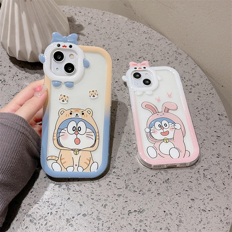 Soft Case Silikon Desain Doraemon Monster Untuk iPhone 11 12 13 14 Pro Max 6s 6 Plus 7 8 Plus XR X XS Max SE 2020 2022 14 Plus