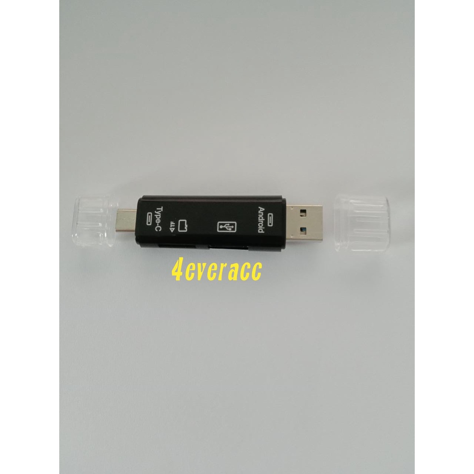 D-188 OTG MICRO USB OTG TYPE C + USB Hub 3.0 Micro sd Card Reader 5IN1