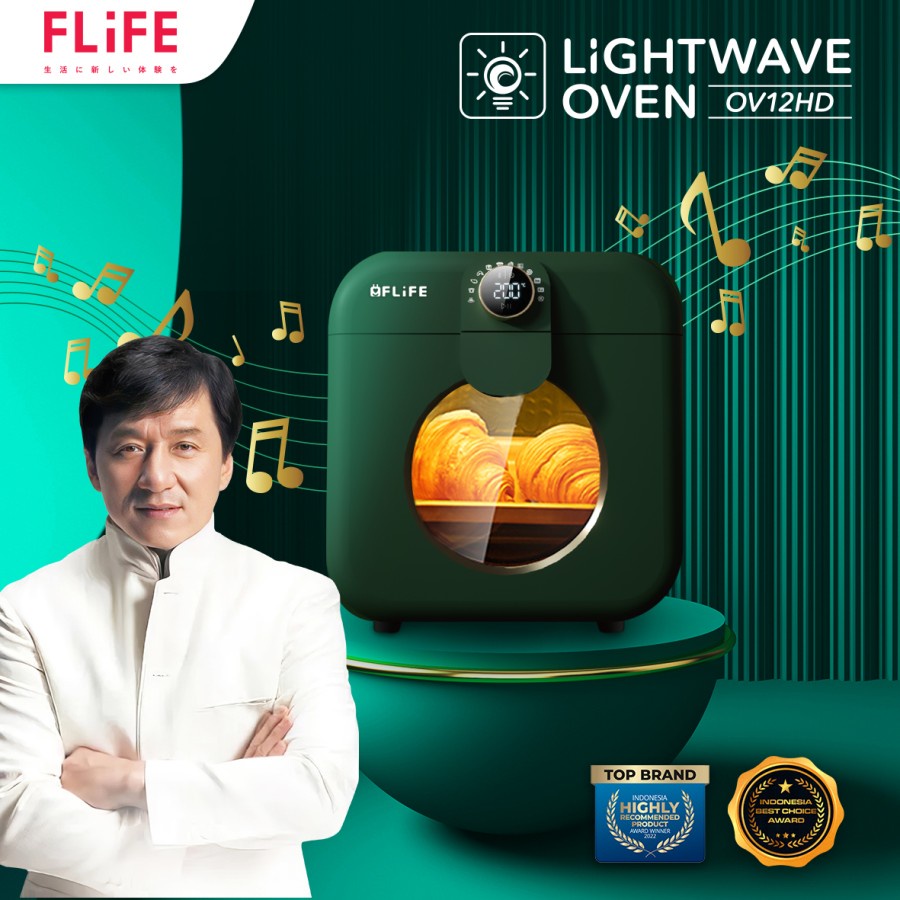 Flife Oven Lightwave OV12HD Kapasitas 12 Liter