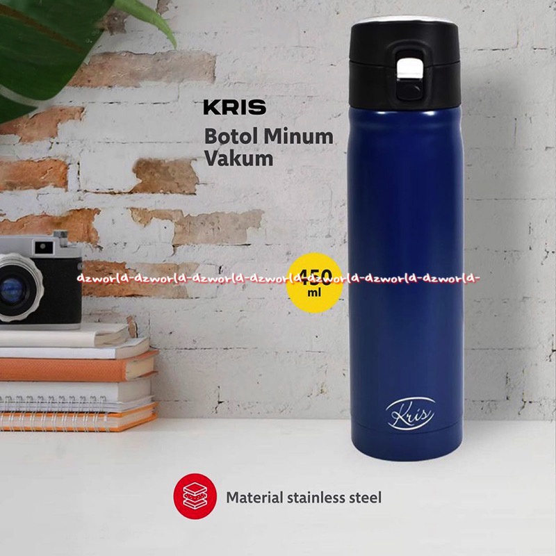 Kris Bottle Stainless Steel 450ml Termos Vacuum Flash Botol Termos Botol Minum Vacuum Flask 450 ml