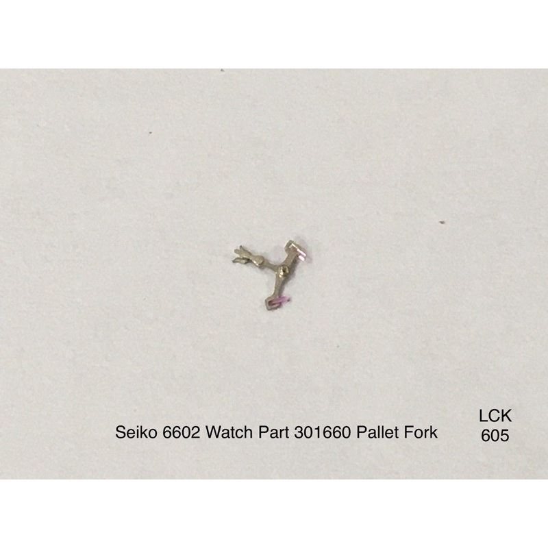 Seiko 6602 Watch Part 301660 Pallet Fork Cal 4405 - 6640 / Ikan Ikan 6602 6619 …. untuk Suku Cadang 