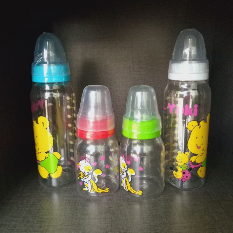 Botol Susu Bayi / Dot Bayi Warna YUKI 120ml -240ml
