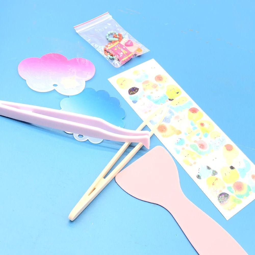 Agustin Goo Card Set Lucu Handbag Dekorasi Bahan Paket Scrapbook Decor Pinset Disc Kecil Stationery Tangan Akun DIY Craft Album Foto Goo Card Bahan Paket