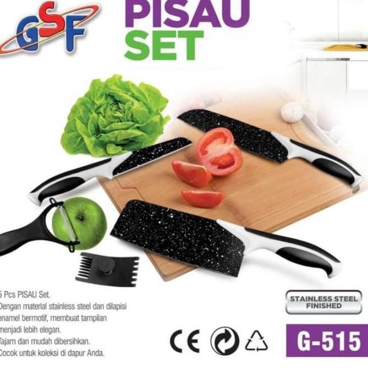 

Harga Obral pisau set hitam G-515