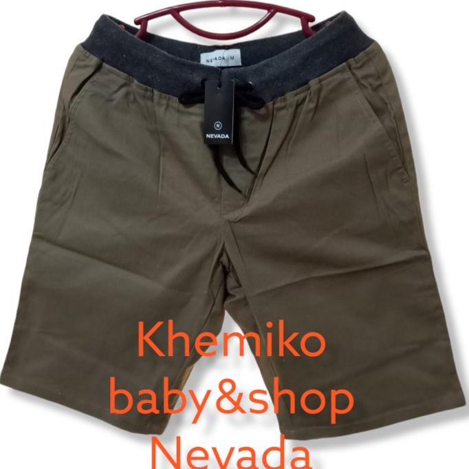 Celana pendek pria chinos Nevada Original new model size S,M,L,XL,XXL