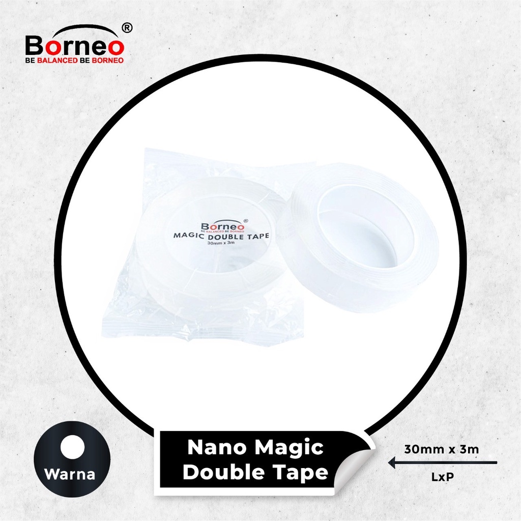 

Borneo Nano Magic Double Tape 30mm x 3m