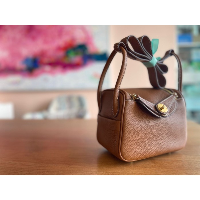 Mini Lindy Clemence 20 Handmade - Camel