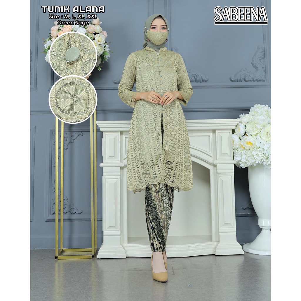 (COD) NEW COLLECTION TUNIK BURKAT KANCING DEPAN BUSUI MALIKA