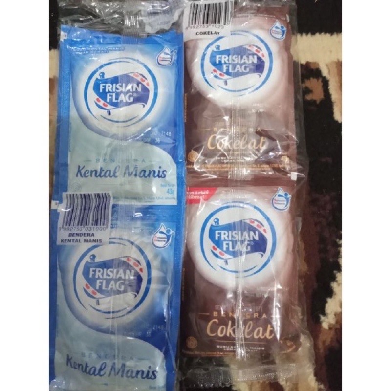 

Susu kental manis sachet frisian flag
