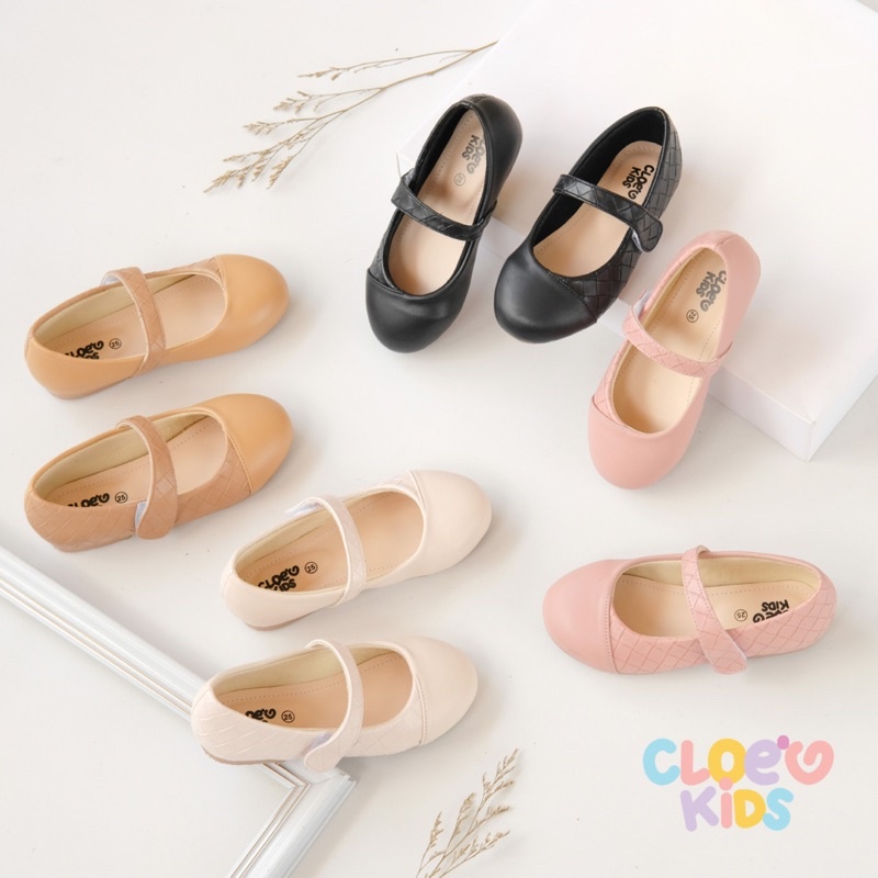 CLOEVKIDS - Aurora Size 22-35 Flatshoes Sepatu Pesta Ballet Anak Perempuan