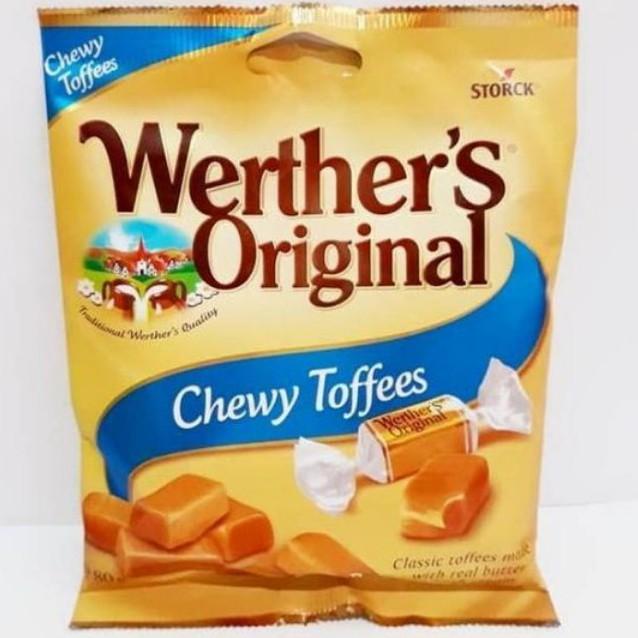 

TERLARIS Permen caramel/Werther's original chewy tofees caramel candy 80 gr /PERMEN LUNAK/PERMEN VIRAL/PERMEN MILO/PERMEN YUPI/PERMEN JADUL/PERMEN KARET