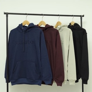 SWEATER HOODIE PULL&amp;BEAR EMBOS 3D FONT TIMBUL