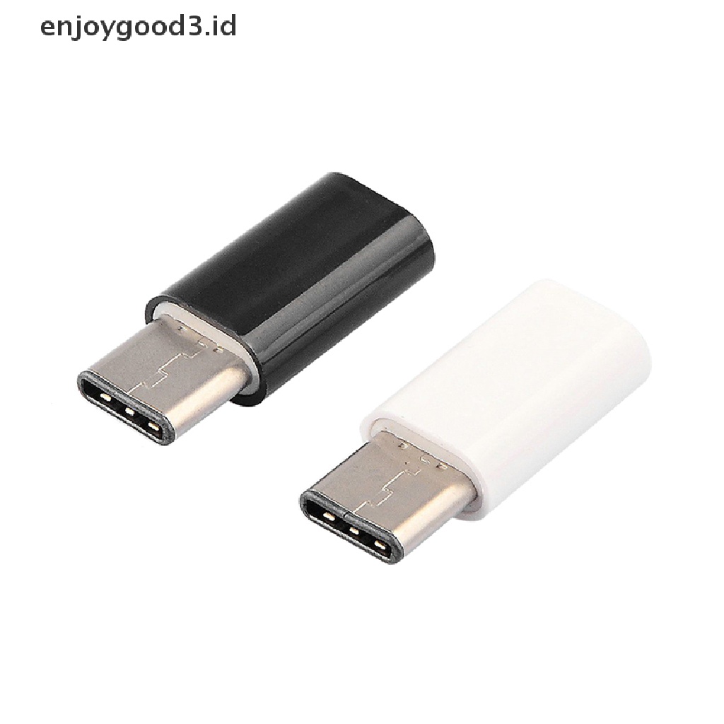 Adapter Konektor Konverter Data USB 3.1 Tipe C Male Ke Micro USB Female