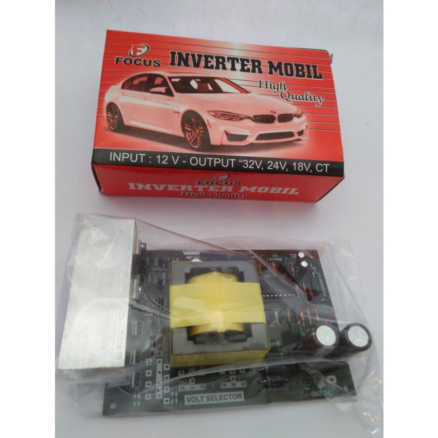 Kit Inverter Mobil Multi Step Up DC 12V to/ ke DC CT 18 24 32 V Focus