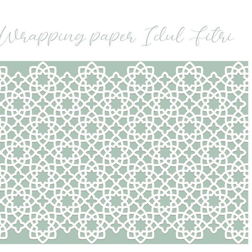 

KERTAS KADO TEMA LEBARAN / WRAPPING PAPER EID MUBARAK DUSTY THEME