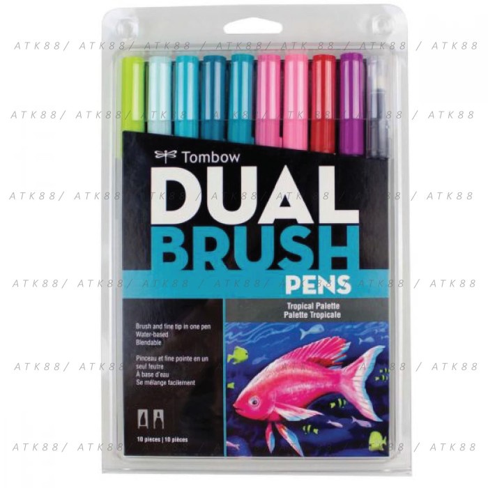 

Tombow Dual Brush Pen Art Markers - Tropical