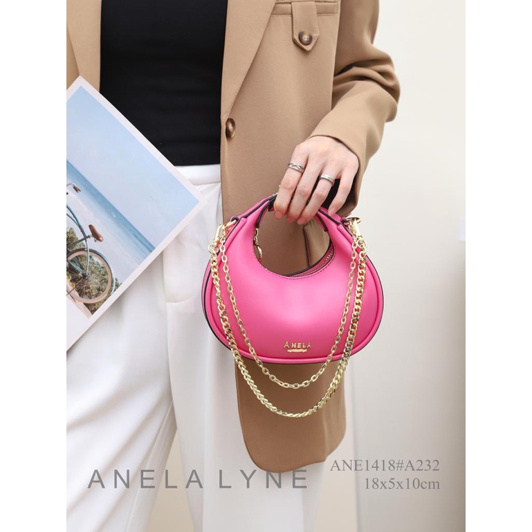 ANELA LYNE MINI CRESCENT HOBO BAG ANE1418#A232 ORIGINAL