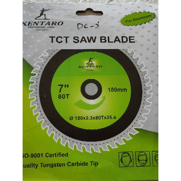 MATA GERGAJI ALUMUNIUM 7 iNCHI PISAU ALUMUNIUM