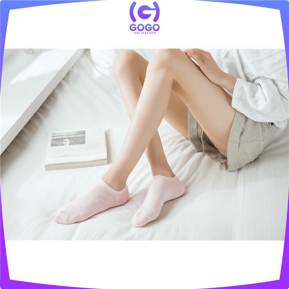 GOGO-P59 Kaos Kaki Semata Kaki Polos / Kaus Kaki Wanita / Kaos Kaki Ankle Dewasa / Short Socks Import