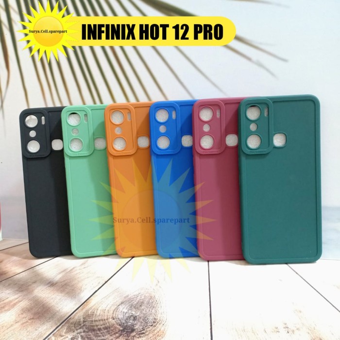 Case Slim Matte Pro Camera Infinix Hot 12 Pro Note 10 Pro Note 11 Pro Note 12 2023 Note 12 Vip Note 30 4g