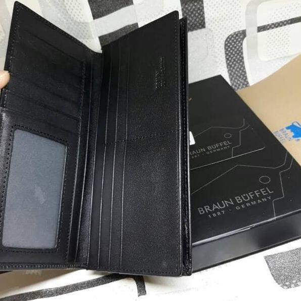 dompet pria kulit panjang braun buffel import