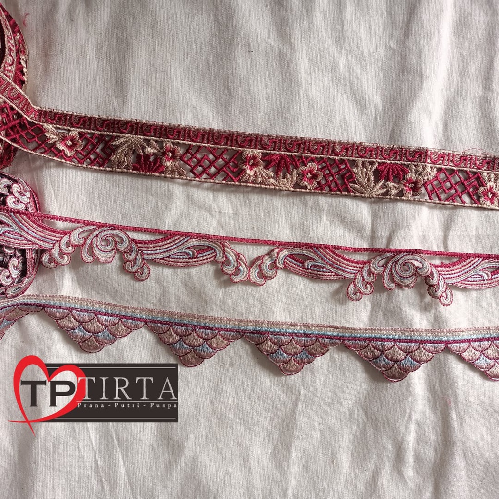 bordir renda. bordir list. renda bordir pinggiran. renda rol