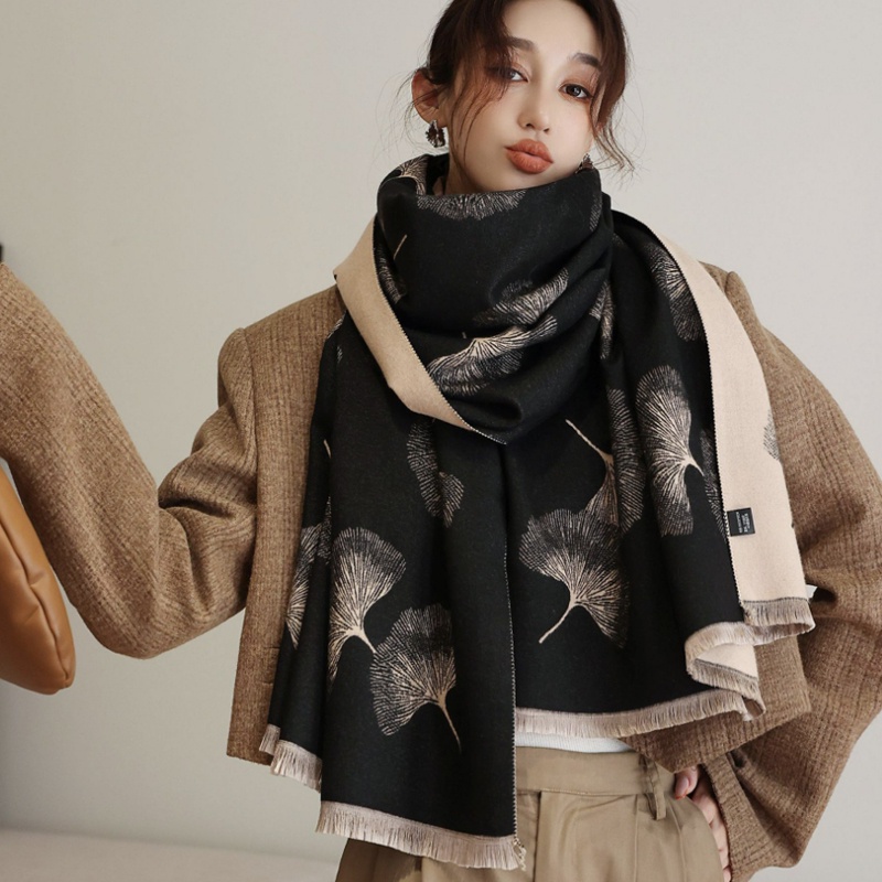 Syal &quot;Tamara&quot; 65 x 185 Motif Anggun yang mewah Bahan High Grade Cashmere Immitation