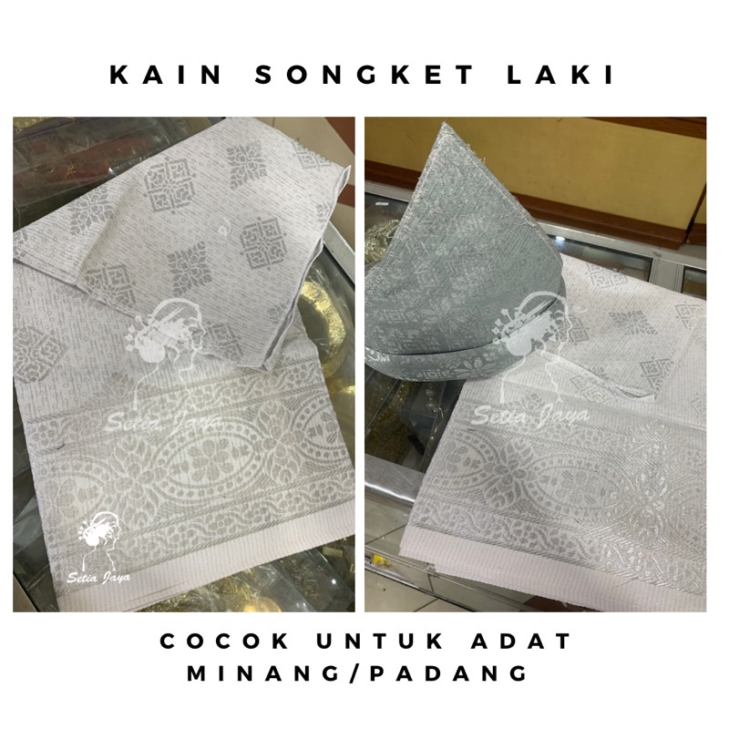 DYA369 Kain Songket Padang/ Minang