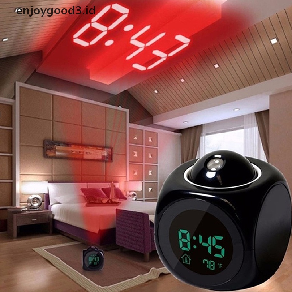 Jam Alarm Digital Dengan Layar LCD Untuk Dekorasi