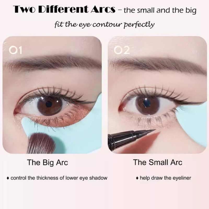 ALAT BANTU APLIKATOR MASCARA EYELINER EYESHADOW 3 IN 1 BAHAN SILIKON