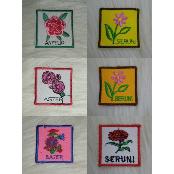 Bet Tanda Regu dan Bendera Regu Pramuka Gambar Bunga | Bagian 1