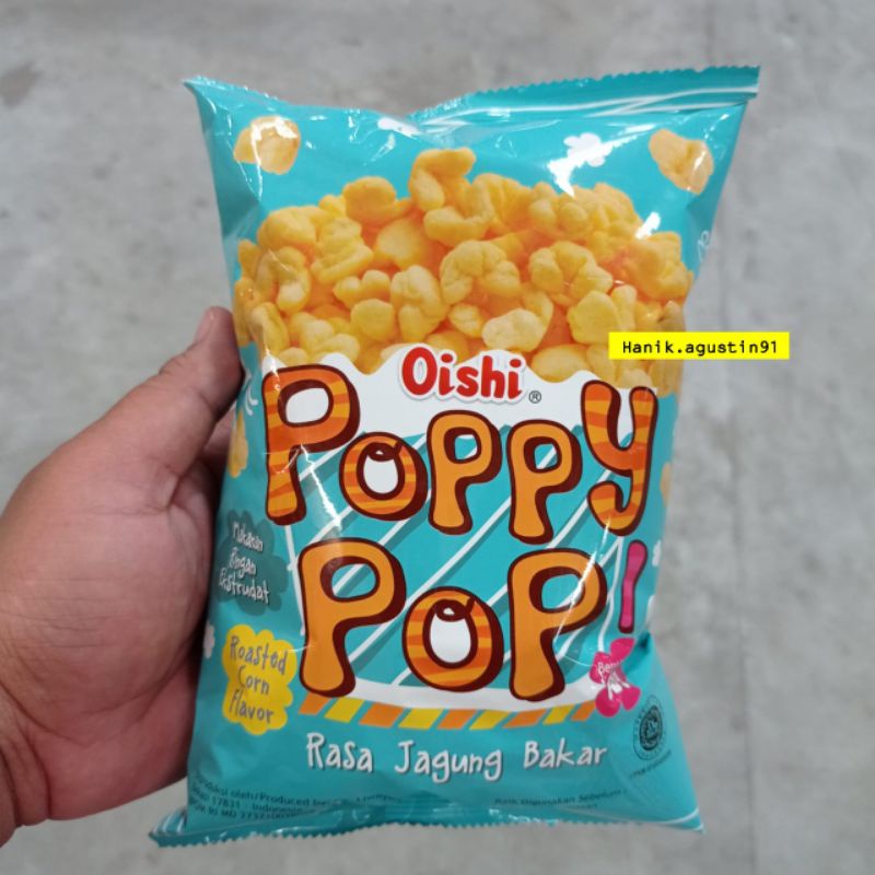 

Snack Oishi Poppy Pop Jagung Bakar 65g