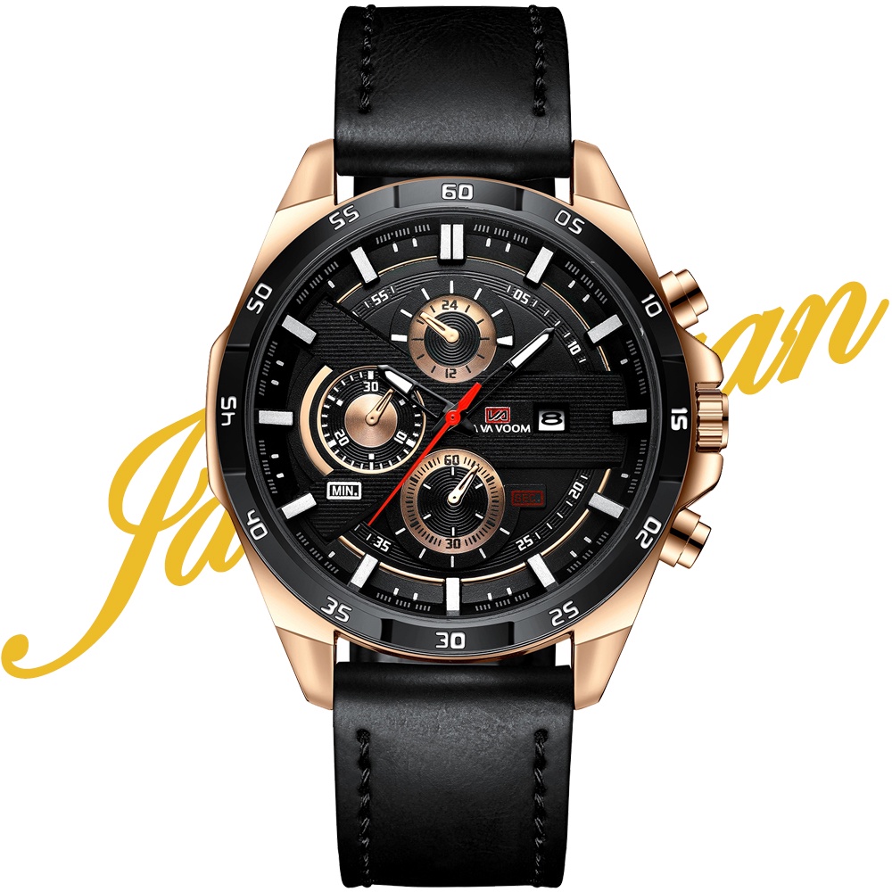 Jam Tangan Pria Original Jam Tangan Pria Anti Air  bercahaya Stainless Luxury bisnis Steel Watch