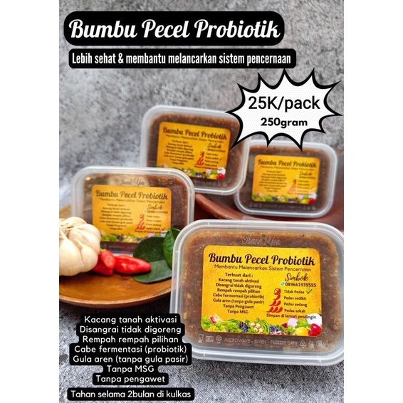 

Bumbu Pecel Probiotik "Simbok" (sudah diaktivasi)
