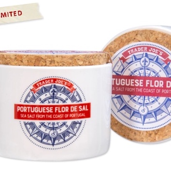 

Trader Joe's Portuguese Flor de Sal Sea Salt Fleur De Sel Finishing Salt from Portugal Garam Laut Murni