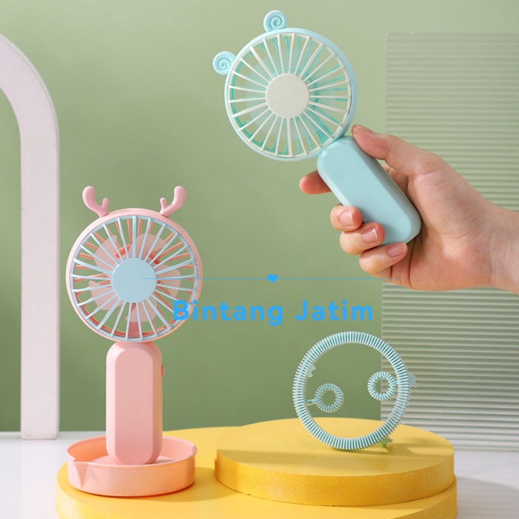 Kipas Angin Mini Genggam Cute S050 / Kipas Portable / Mini Fan