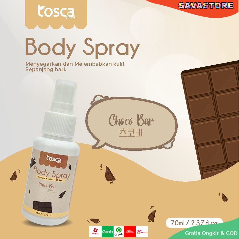 Body Spray Fresh And Moisturize untuk semua usia - Hilangkan Bau Badan - Harumkan Tubuh - Non Alkohol