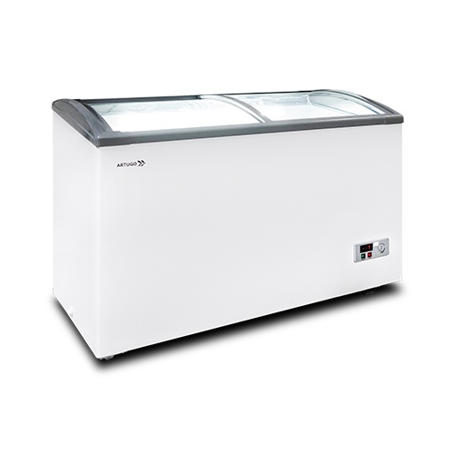 Artugo Sliding Curve Glass Freezer 308 Liter  SH 365 P