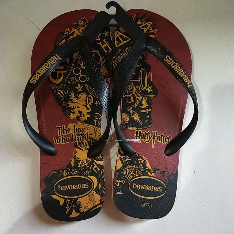 Sandal Jepit Pria  Havaianas Harry Potter - Red