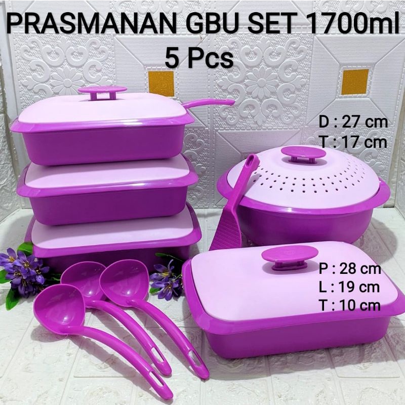Prasmanan Segi Gbu Set Sangku Nasi