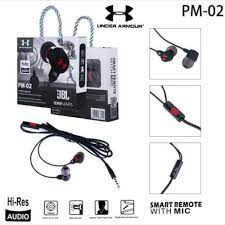 HEADSEAT HANDSFREE JBL PM-02 EARPHONE WITH MIC EXTRA BASS