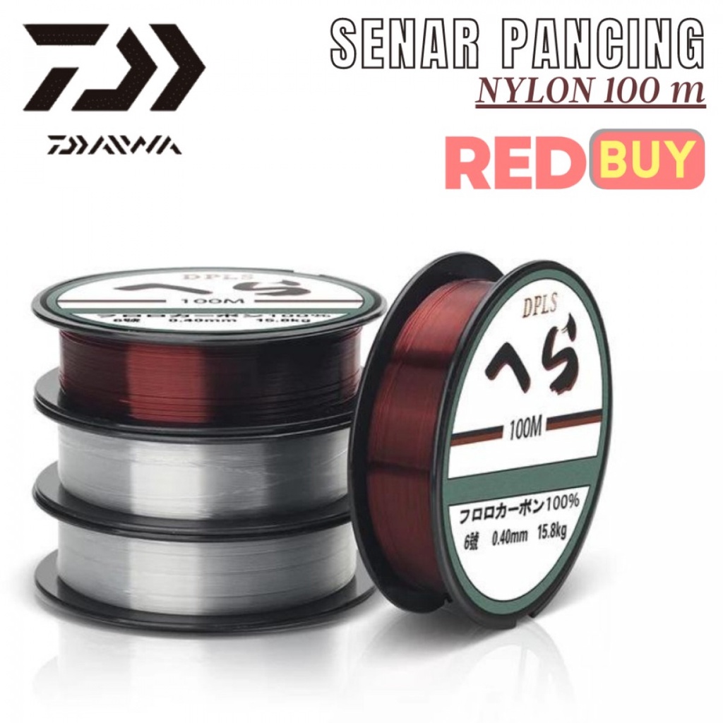 DAIWA DPLS Senar Benang Tali Pancing Nilon 100 Meter